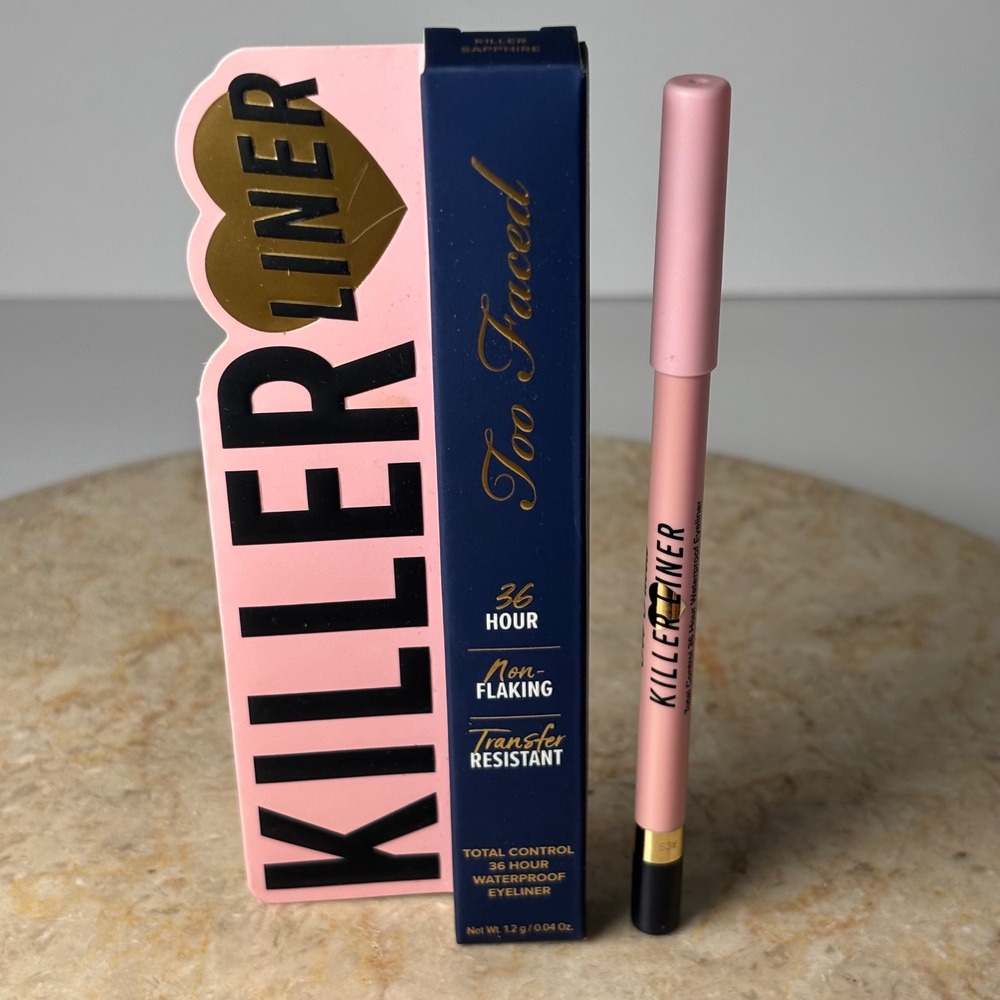 Too Faced Killer Liner 0.04oz Killer Sapphire Blue 36-Hour Waterproof‎ Eyeliner